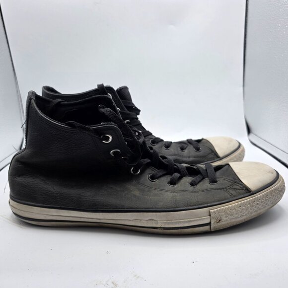 Converse All Star Pro Mens Size 12 Black Leather High Top Skate Shoes 151382C - Picture 12 of 13